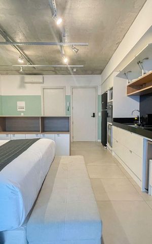 Studio para alugar com 32m², 1 quarto e sem vaga Studio para alugar com 32m², 1 quarto e sem vagaStudio