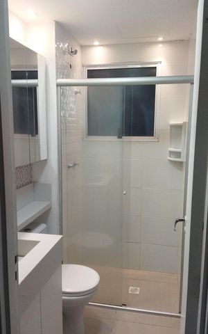 Apartamento para alugar com 40m², 2 quartos e 1 vaga Apartamento para alugar com 40m², 2 quartos e 1 vagaBanheiro