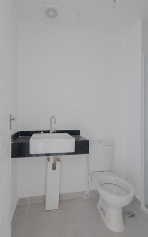 Apartamento para alugar com 25m², 1 quarto e sem vaga Apartamento para alugar com 25m², 1 quarto e sem vagaBanheiro