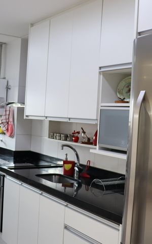 Apartamento à venda com 76m², 1 quarto e 2 vagasCozinha