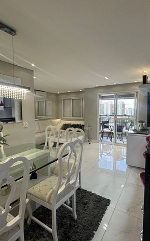 Apartamento à venda com 76m², 1 quarto e 2 vagasSala