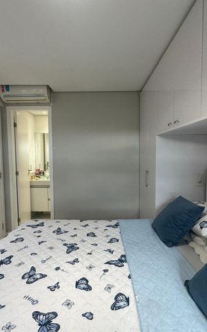 Apartamento à venda com 76m², 1 quarto e 2 vagasSuíte