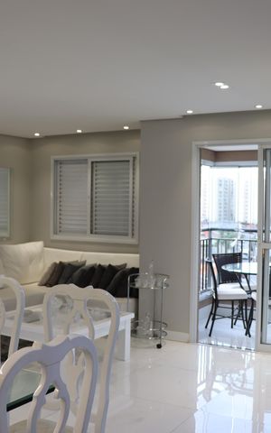 Apartamento à venda com 76m², 1 quarto e 2 vagasSala