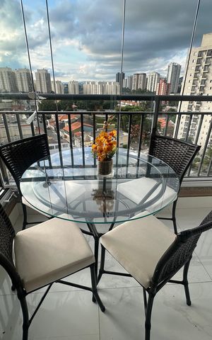 Apartamento à venda com 76m², 1 quarto e 2 vagasVaranda da Sala