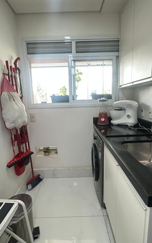 Apartamento à venda com 76m², 1 quarto e 2 vagasÁrea de Serviço
