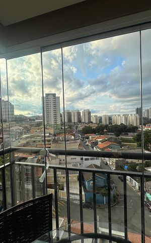 Apartamento à venda com 76m², 1 quarto e 2 vagasVaranda da Sala