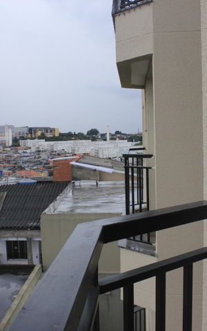 Apartamento à venda com 52m², 2 quartos e 1 vagaVaranda