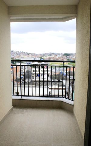 Apartamento à venda com 52m², 2 quartos e 1 vagaVaranda