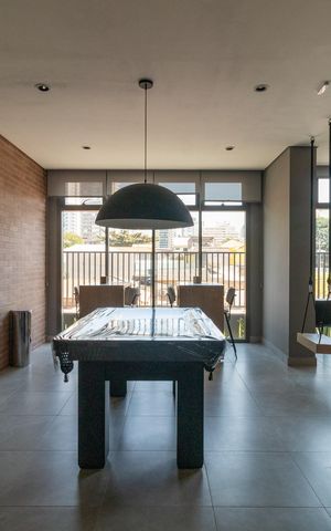 Studio para alugar com 32m², 1 quarto e sem vaga Studio para alugar com 32m², 1 quarto e sem vagaSalão de jogos