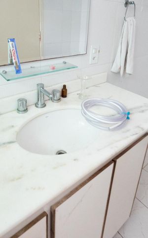 Apartamento à venda com 123m², 3 quartos e 2 vagas Apartamento à venda com 123m², 3 quartos e 2 vagasBanheiro da Suíte