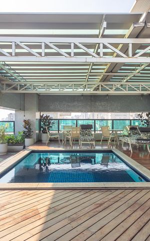 Apartamento para alugar com 49m², 1 quarto e 1 vagaPiscina
