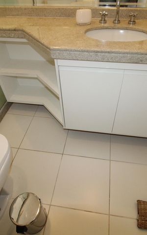Apartamento para alugar com 90m², 3 quartos e 1 vagaBanheiro da Suíte 1