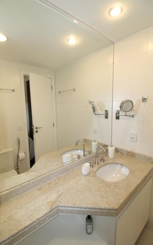 Apartamento para alugar com 90m², 3 quartos e 1 vagaBanheiro da Suíte 1