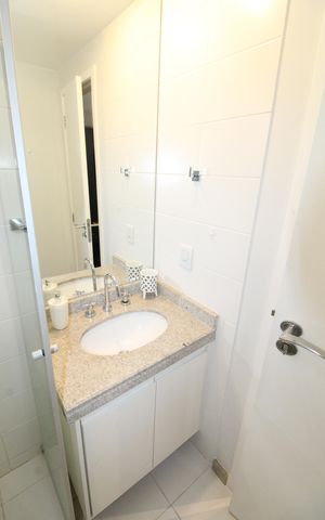 Apartamento para alugar com 90m², 3 quartos e 1 vagaBanheiro da Suíte 2