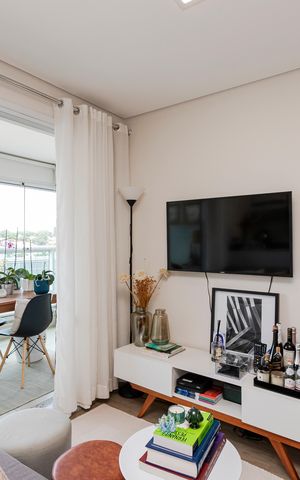 Apartamento à venda com 43m², 1 quarto e 1 vaga Apartamento à venda com 43m², 1 quarto e 1 vagaSala