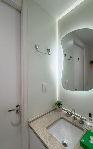 Studio para alugar com 19m², 1 quarto e sem vaga Studio para alugar com 19m², 1 quarto e sem vagaBanheiro