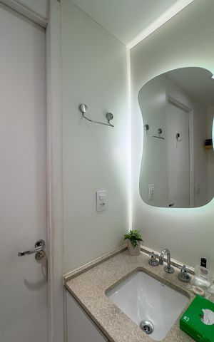 Studio para alugar com 19m², 1 quarto e sem vaga Studio para alugar com 19m², 1 quarto e sem vagaBanheiro