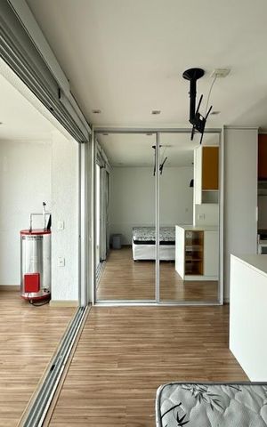 Studio para alugar com 36m², 1 quarto e 1 vaga Studio para alugar com 36m², 1 quarto e 1 vagaQuarto