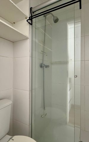 Studio para alugar com 36m², 1 quarto e 1 vaga Studio para alugar com 36m², 1 quarto e 1 vagaBanheiro