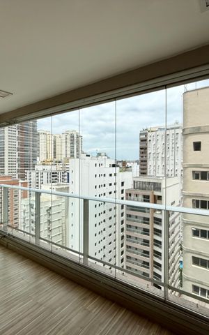 Studio para alugar com 36m², 1 quarto e 1 vaga Studio para alugar com 36m², 1 quarto e 1 vagaSacada