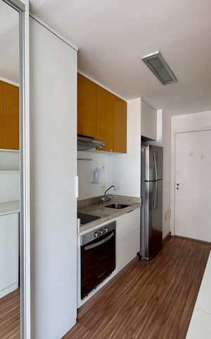 Studio para alugar com 36m², 1 quarto e 1 vaga Studio para alugar com 36m², 1 quarto e 1 vagaCozinha