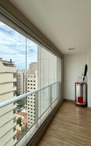 Studio para alugar com 36m², 1 quarto e 1 vaga Studio para alugar com 36m², 1 quarto e 1 vagaSacada