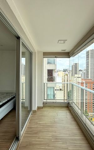 Studio para alugar com 36m², 1 quarto e 1 vaga Studio para alugar com 36m², 1 quarto e 1 vagaSacada