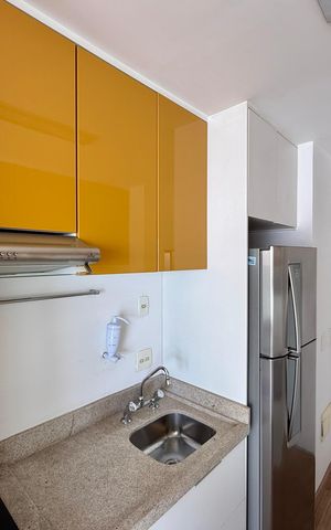 Studio para alugar com 36m², 1 quarto e 1 vaga Studio para alugar com 36m², 1 quarto e 1 vagaCozinha