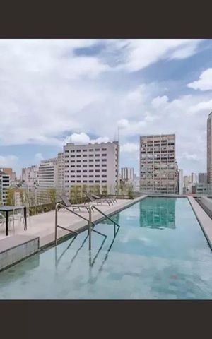 Studio à venda com 18m², 1 quarto e sem vagaÁrea comum - Piscina