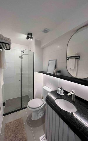 Apartamento à venda com 30m², 1 quarto e 1 vaga Apartamento à venda com 30m², 1 quarto e 1 vagaBanheiro