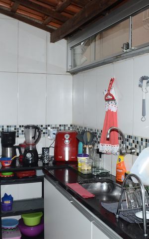 Casa de condomínio à venda com 95m², 3 quartos e 2 vagasCozinha