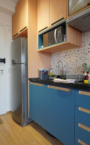 Studio à venda com 23m², 1 quarto e sem vagaCozinha