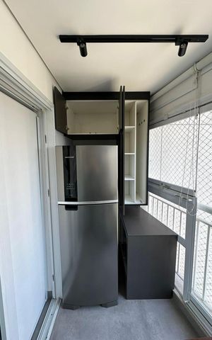 Apartamento à venda com 34m², 1 quarto e 1 vaga Apartamento à venda com 34m², 1 quarto e 1 vagaCozinha