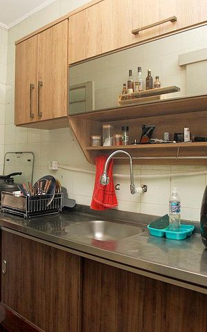 Apartamento à venda com 49m², 1 quarto e sem vagaCozinha + Área de Serviço