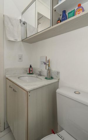 Apartamento à venda com 67m², 3 quartos e 1 vagaBanheiro Social