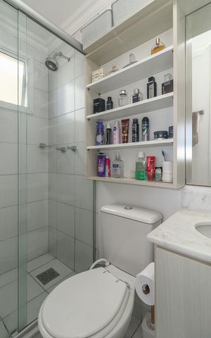 Apartamento à venda com 67m², 3 quartos e 1 vagaBanheiro da Suíte
