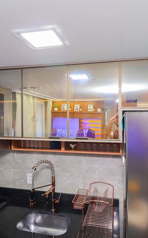 Apartamento à venda com 38m², 2 quartos e 1 vagaCozinha