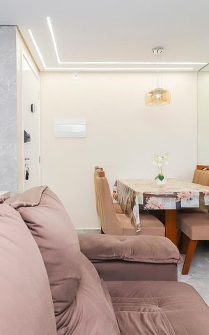 Apartamento à venda com 38m², 2 quartos e 1 vagaSala