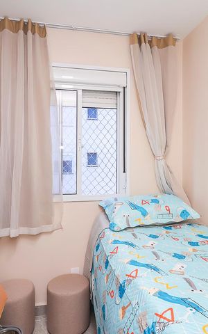 Apartamento à venda com 38m², 2 quartos e 1 vagaQuarto 2