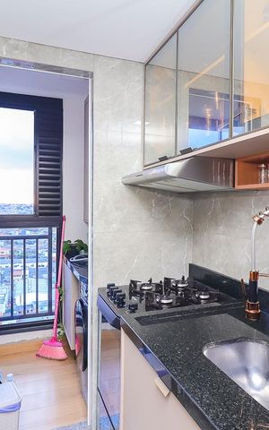 Apartamento à venda com 38m², 2 quartos e 1 vagaCozinha