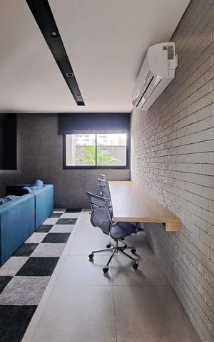 Studio à venda com 39m², 1 quarto e 1 vaga