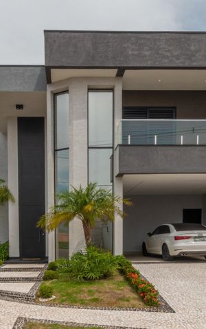 Casa de condomínio para alugar com 287m², 3 quartos e 4 vagas Casa de condomínio para alugar com 287m², 3 quartos e 4 vagasFachada