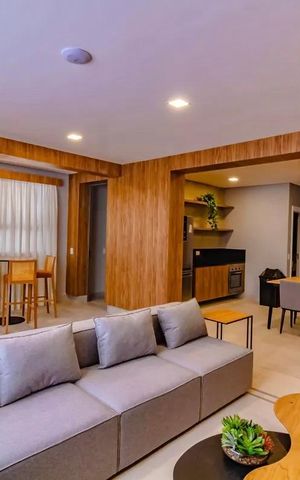 Apartamento para alugar com 28m², 1 quarto e sem vaga Apartamento para alugar com 28m², 1 quarto e sem vagaÁrea comum - Salão de festas