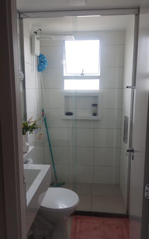 Apartamento para alugar com 43m², 2 quartos e 1 vaga Apartamento para alugar com 43m², 2 quartos e 1 vagaBanheiro