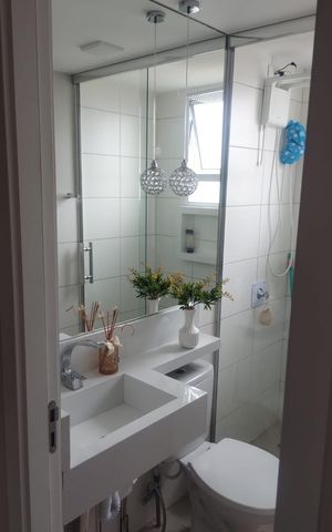 Apartamento para alugar com 43m², 2 quartos e 1 vaga Apartamento para alugar com 43m², 2 quartos e 1 vagaBanheiro