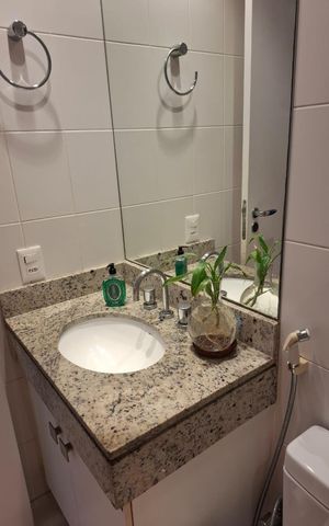Apartamento para alugar com 73m², 2 quartos e 1 vaga Apartamento para alugar com 73m², 2 quartos e 1 vagaBanheiro