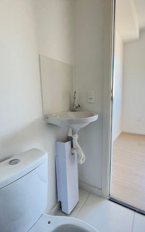 Studio à venda com 17m², 1 quarto e sem vaga Studio à venda com 17m², 1 quarto e sem vagaBanheiro