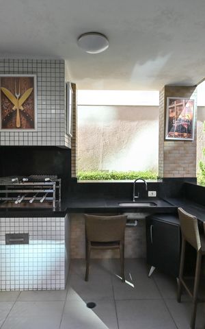 Apartamento à venda com 90m², 3 quartos e 2 vagasChurrasqueira
