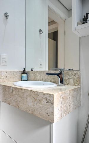 Apartamento à venda com 90m², 3 quartos e 2 vagasBanheiro social