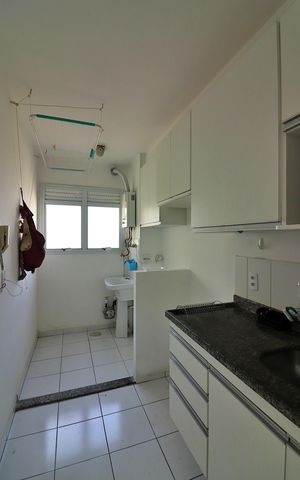 Apartamento à venda com 49m², 2 quartos e 1 vagaCozinha e Área de Serviço